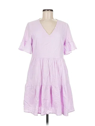 Pre-owned Fancyinn Casual Dress In Purple