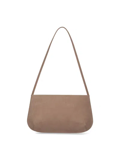 FANE BEIGE BRA SUEDE SHOULDER BAG