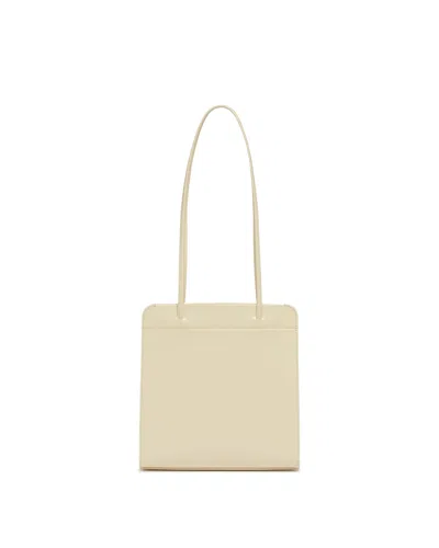 Fane Beige Lisse Leather Bag