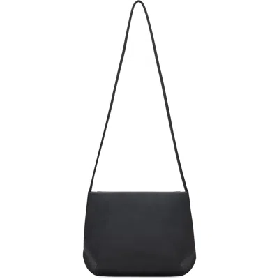 Fane Black Loge Bag In Noir Calf