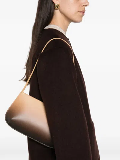 Fane Bra Gradient-effect Leather Shoulder Bag In Brown