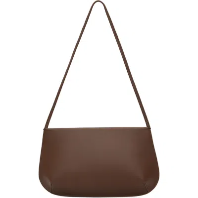 Fane Brown Bra Bag In Tan Calf