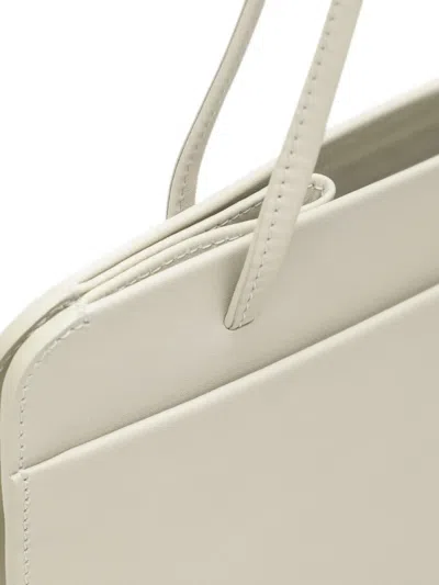 Fane Lisse Shoulder Bag In White