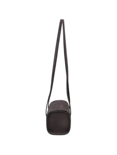 Fane Mie Nubuck Shoulder Bag In Brown