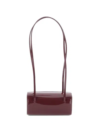 Fane Mie Patent Leather Mini Bag In Red