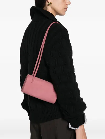 Fane Mini Mie Leather Shoulder Bag In Pink