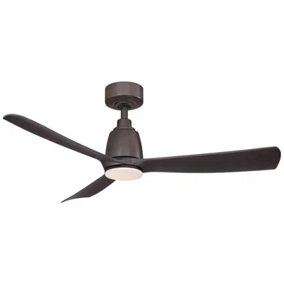 Fanimation 44"  Kute Dark Bronze Damp Led Smart Ceiling Fan