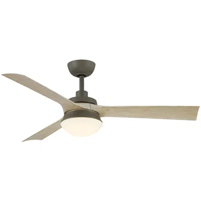 Fanimation 52"  Barlow Graphite Outdoor Led Ceiling Fan With Remote