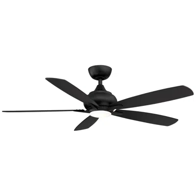 Fanimation 52"  Doren Black Led Ceiling Fan With Remote
