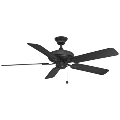 Fanimation 52"  Edgewood Black Outdoor Pull-chain Ceiling Fan