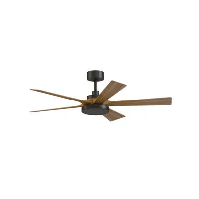 Fanimation 52" Torchaire Bronze Led Smart Ceiling Fan With Koa Blades