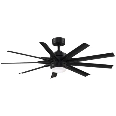 Fanimation 56"  Odyn Custom Black Led Smart Ceiling Fan