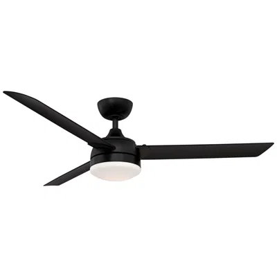 Fanimation 56"  Xeno Black Wet Rated Led Ceiling Fan With Remote