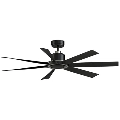 Fanimation 60"  Lenzi Black Brushed Nickel Led Ceiling Fan