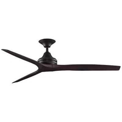 Fanimation 60"  Spitfire Dark Bronze Walnut Damp Rated Fan With Remote