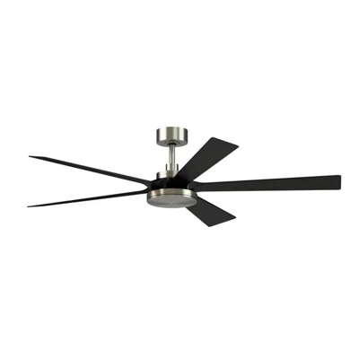 Fanimation 64"  Torchaire Brushed Nickel Led Ceiling Fan
