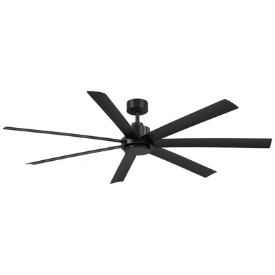 Fanimation 72"  Pendry Black Outdoor Smart Ceiling Fan