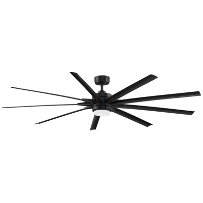 Fanimation 84"  Odyn Black Cct Led Wet Smart Ceiling Fan