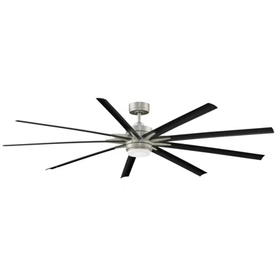 Fanimation 84"  Odyn Cct Led Wet Rated Brushed Nickel Smart Ceiling Fan