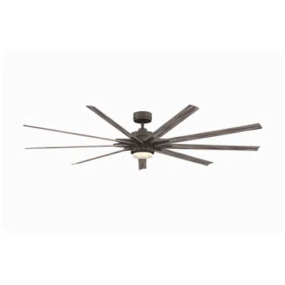 Fanimation 84"  Odyn Greige Cct Led Wet Large Smart Ceiling Fan