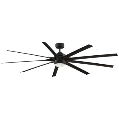 Fanimation 84"  Odyn-84 Dark Bronze Cct Led Large Wet Smart Ceiling Fan