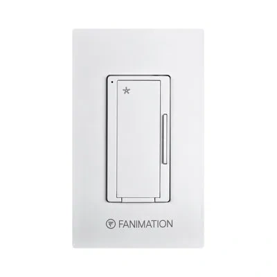 Fanimation Ceiling Fan Wall Control - 3 Speed Fan - White