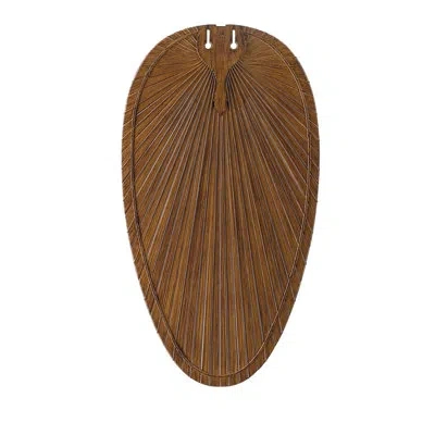 Fanimation Islander Dc 22 Inch Indoor/outdoor Ceiling Fan Narrow Oval Palm-inspired Blades - Set Of 5 In Koa