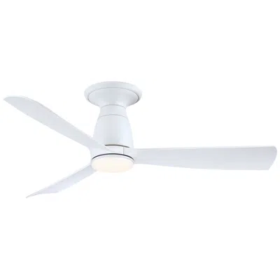 Fanimation Kute - 44 Inch Flush - Mw With Mw Blades And Led Lk