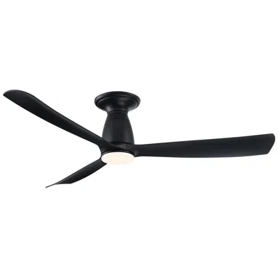 Fanimation Kute - 52 Inch Flush - Bl With Bl Blades And Led Lk
