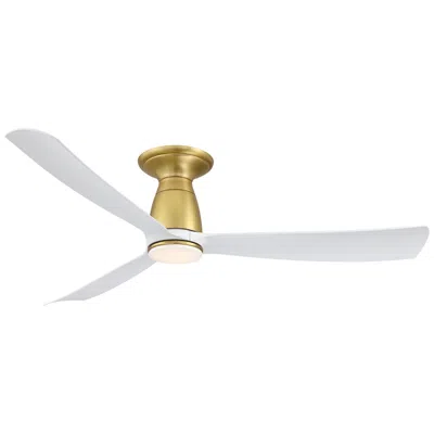 Fanimation Kute - 52 Inch Flush - Bs With Mw Blades And Led Lk