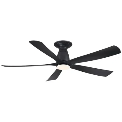 Fanimation Kute5 - 52 Inch Flush - Bl With Bl Blades And Led Lk