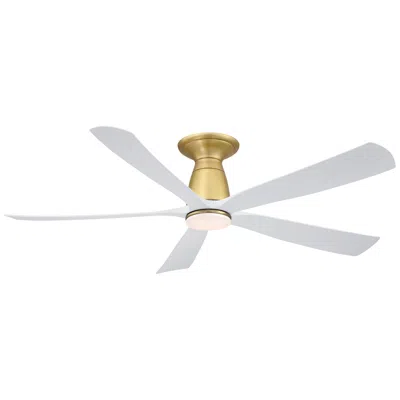 Fanimation Kute5 - 52 Inch Flush - Bs With Mw Blades And Led Lk