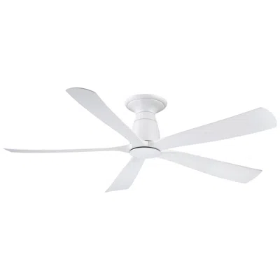 Fanimation Kute5 - 52 Inch Flush - Mw With Mw Blades