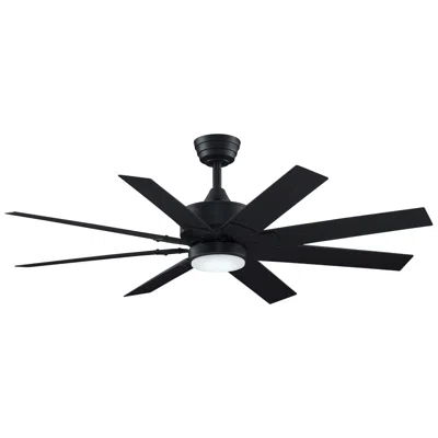 Fanimation Levon Custom - 52 Inch - Bl With Bl Blades And Led Lk