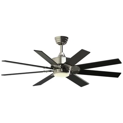 Fanimation Levon Custom - 52 Inch - Bn With Bl Blades And Led Lk