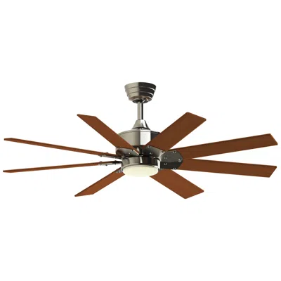 Fanimation Levon Custom - 52 Inch - Bn With Cy Blades And Led Lk