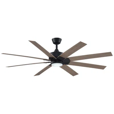 Fanimation Levon Custom - 64 Inch - Bl With Wp Blades And Led Lk