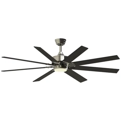 Fanimation Levon Custom - 64 Inch - Bn With Dwa Blades And Led Lk