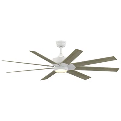 Fanimation Levon Custom - 64 Inch - Mw With Wp Blades And Led Lk