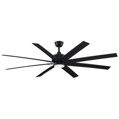 Fanimation Levon Custom - 72 Inch - Bl With Bl Blades And Led Lk