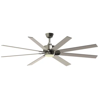 Fanimation Levon Custom - 72 Inch - Bn With Bn Blades And Led Lk