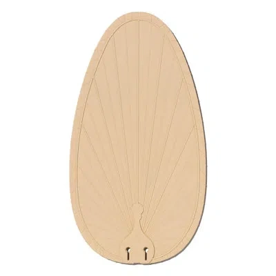 Fanimation My 22 Inch Indoor/outdoor Ceiling Fan Narrow Oval Palm Blades In Natural