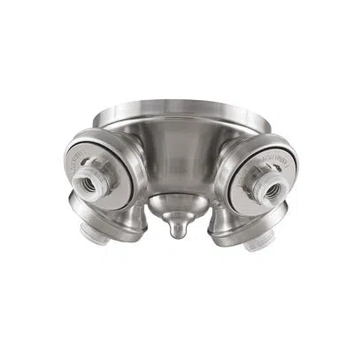 Fanimation My 4-light Branched Ceiling Fan Light Fitter In Brushed Nickel