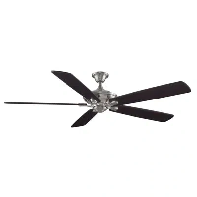 Fanimation My 54 Inch Indoor Traditional Ceiling Fan With Remote Control In Brushed Nickel