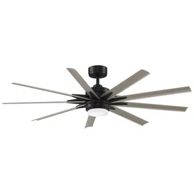 Fanimation Odyn Custom - 64 Inch - Blw With Bnw Blades And Led Lk