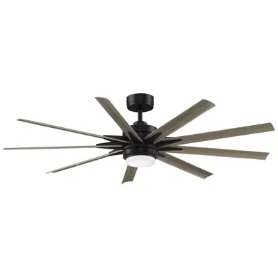 Fanimation Odyn Custom - 64 Inch - Blw With Wew Blades And Led Lk