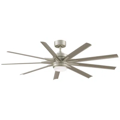 Fanimation Odyn Custom - 64 Inch - Bnw With Bnw Blades And Led Lk