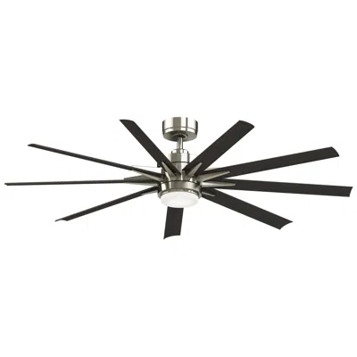 Fanimation Odyn Custom - 64 Inch - Bnw With Dwaw Blades And Led Lk