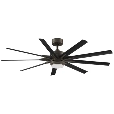 Fanimation Odyn Custom - 64 Inch - Grw With Blw Blades And Led Lk