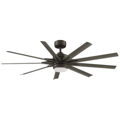 Fanimation Odyn Custom - 64 Inch - Grw With Wew Blades And Led Lk